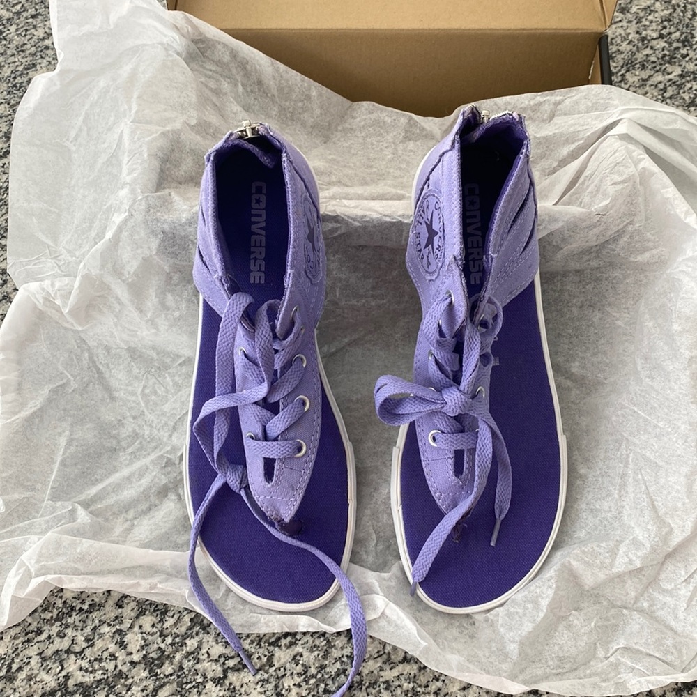 Brand New lilac Womens converse gladiator sandals